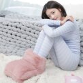 Electric Heater Foot Warmer USB Charging Fleece Soft Warm Foot Cover Washable Winter Feet Heating Pads For Home Bedroom Sleeping - Image 3
