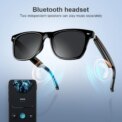 Blackview Bluetooth Smart Glasses Built-in Speaker&Mic IPX4 Waterproof Outdoor Polarized UV Protection Sunglasses for Men Women - Image 2