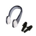 Silicone 4 Ear Plugs +2 Nose Clips Swimming Diving Waterproof Kids Adult Surfing - Image 3