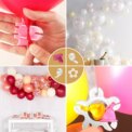 2.2M Metal Circle Stand Wedding Arche Round Balloon Arch Flower Gold Background Arch DIY Frame Birthday Party Baby Shower Decor - Image 4