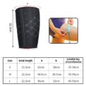Elastic Compression Sleeve Thigh Support Brace Muscle Injury Wrap Hamstring Gym - Image 6