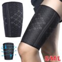 Elastic Compression Sleeve Thigh Support Brace Muscle Injury Wrap Hamstring Gym