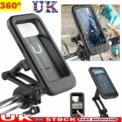 360° Bicycle Motor Bike Waterproof Phone Case Mount Holder For All Mobile Phones