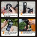 360° Bicycle Motor Bike Waterproof Phone Case Mount Holder For All Mobile Phones - Image 4