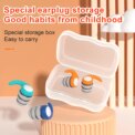 Silicone Earplug For Children Swimming Ear Protection Noise Reduction Waterproof Sleeping Earplugs for 5-12 Year Old Children - Image 5