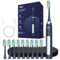 SEJOY Sonic Electric Toothbrush Oral Cleaning Automatic Timer Toothbrush 10 Toothbrush Heads 5 Modes Smart Timer Fast Charging