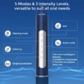 SEJOY Sonic Electric Toothbrush Oral Cleaning Automatic Timer Toothbrush 10 Toothbrush Heads 5 Modes Smart Timer Fast Charging - Image 2