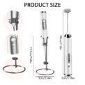 Mini Electric Milk Foamer Blender Wireless Coffee Whisk Mixer Handheld Egg Beater Cappuccino Frother Mixer Kitchen Whisk Tools - Image 6