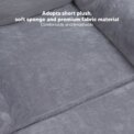 Kids Sofa Cartoon Gray Dog  Foldable Wide Handle Soft Breathable Toddler Chair for Reading Relaxing Sleeping Toddler Chair - Image 5
