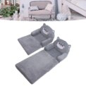 Kids Sofa Cartoon Gray Dog  Foldable Wide Handle Soft Breathable Toddler Chair for Reading Relaxing Sleeping Toddler Chair - Image 3