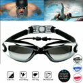 2024 Hot Anti Fog Swimming Goggles Uv Glasses Adjustable Earbuds Mya Adult UK - Image 3