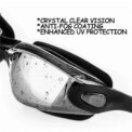 2024 Hot Anti Fog Swimming Goggles Uv Glasses Adjustable Earbuds Mya Adult UK - Image 6