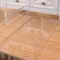 1pcs Soft Glass Table Mat 2mm PVC Transparent Tablecloth Waterproof Rectangular Table Cover Pad Kitchen Oil-Proof Table Mat - Image 3