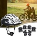 7Pcs Kids Helmet Knee Elbow Pad Sets Protective Gear Set Wrist Pad Kid Bicycle Cycling Safety Helmet Set Sport Protective Supply - Image 3