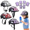 7Pcs Kids Helmet Knee Elbow Pad Sets Protective Gear Set Wrist Pad Kid Bicycle Cycling Safety Helmet Set Sport Protective Supply - Image 2