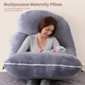 Pregnancy Pillows for Sleeping, G Shaped Full Body Maternity Pillow with Removable Cover - Support for Belly for Pregnant Women - Image 3