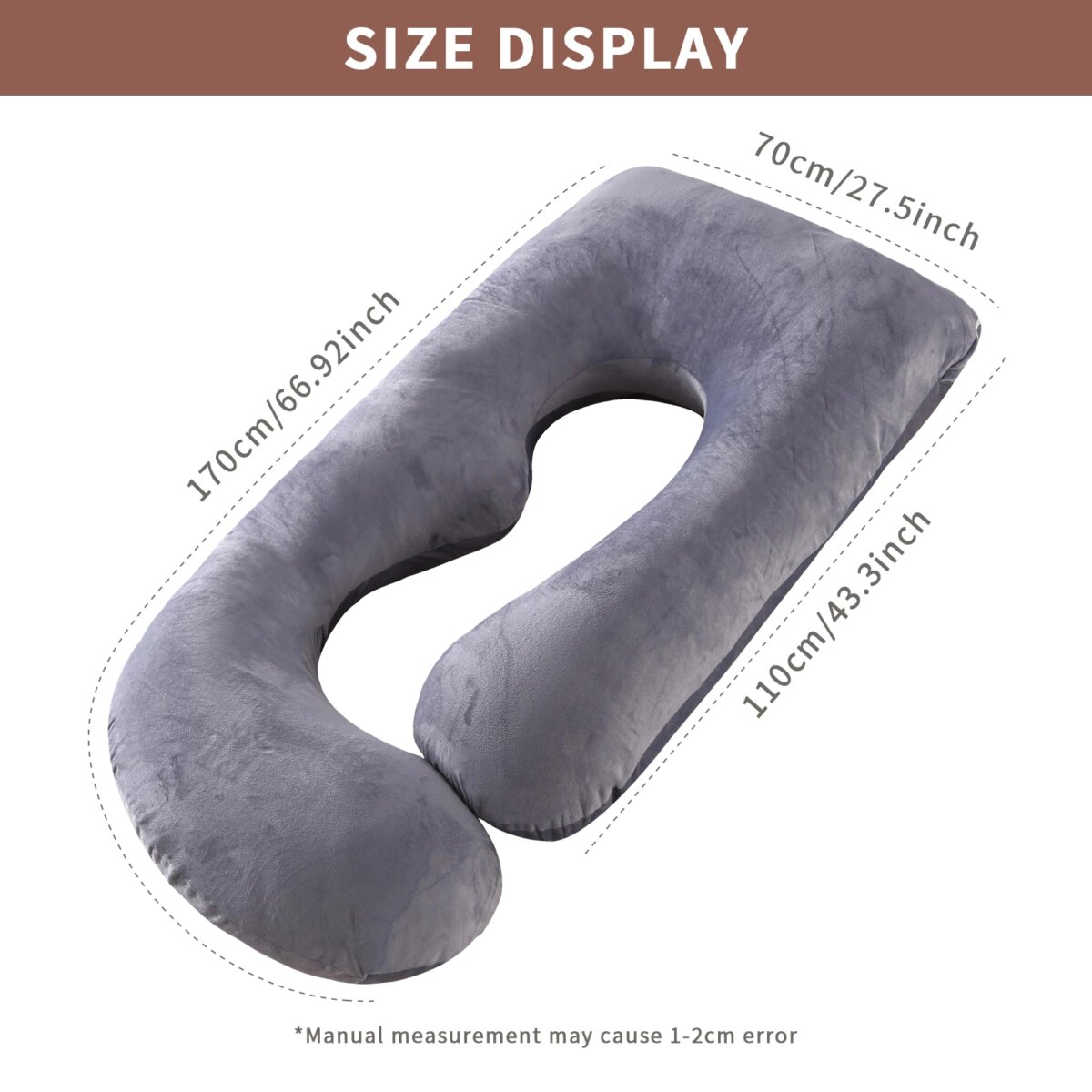 Pregnancy Pillows for Sleeping, G Shaped Full Body Maternity Pillow with Removable Cover - Support for Belly for Pregnant Women - Image 2