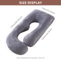 Pregnancy Pillows for Sleeping, G Shaped Full Body Maternity Pillow with Removable Cover - Support for Belly for Pregnant Women - Image 2