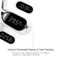 LED Digital Shower Temperature Display 0~100℃  Bath Water Thermometer Celsius/ Fahrenheit Display 360° Rotating Screen for Home - Image 3