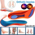 2X Orthotic Insoles For Arch Support Plantar Fasciitis Flat Feet Back &Heel Pain - Image 5