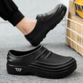 Summer Chef Shoes Anti Slip and Oil Proof Work Shoes Lazy Slippers Casual Trendy Slippers Fashion Shoes Sports Shoes Nurse Shoes - Image 2