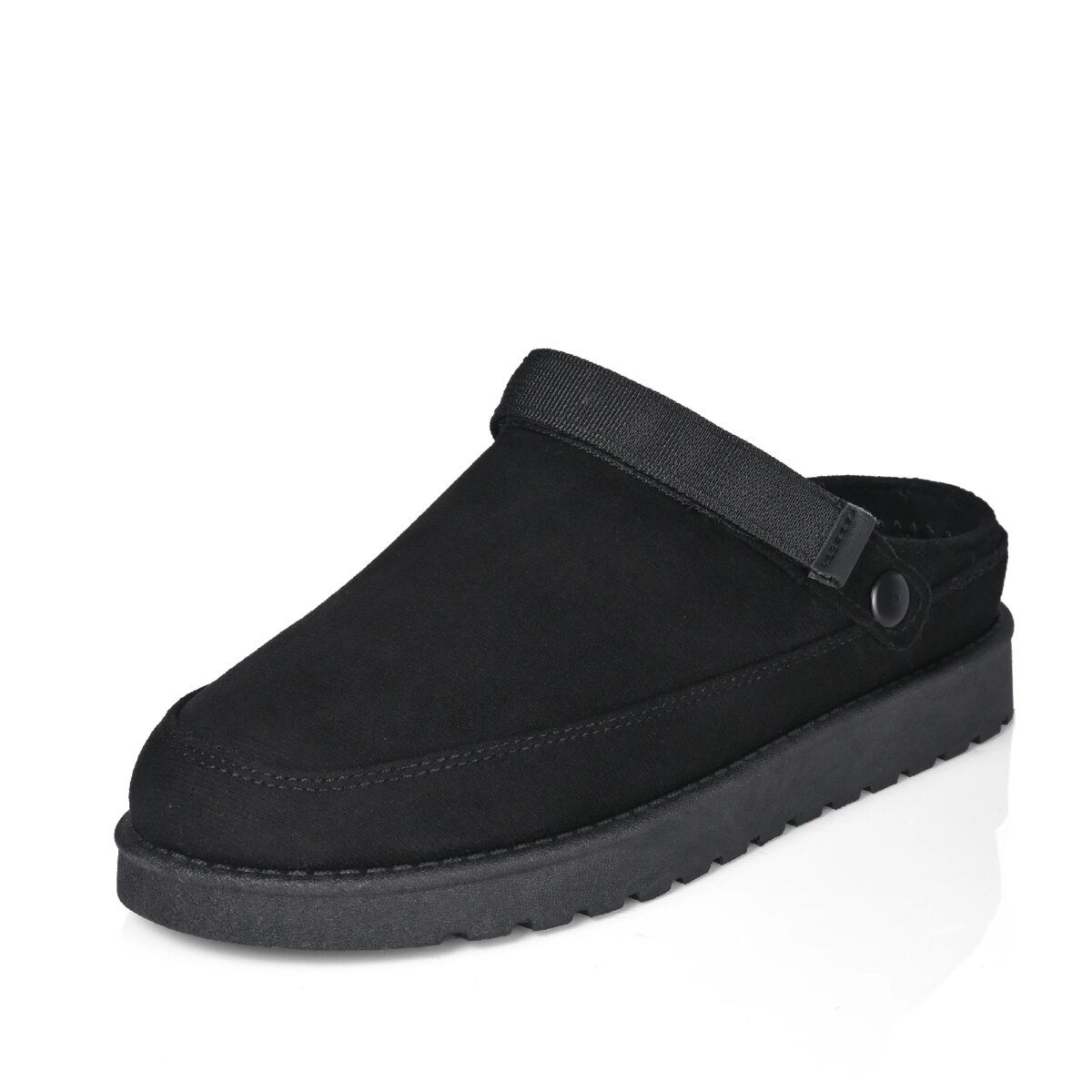 Women's Flat Casual Loafers Ladies Fashion Comfortable Non-Slip Warm Slippers Women's Strappy Solid Colour Walking Shoes - Image 2