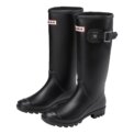 Modishion women's new fashion high top non-slip waterproof rain boots commuting solid color rain boots - Image 5