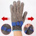 Cut Resistant Stainless Steel Gloves Working Safety Gloves Metal Mesh Anti Cutting For Butcher Worker - Image 3