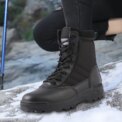 Desert Combat Boots Lace Up Combat Boots Breathable Winter Tactical Boots High-top Lightweight Non-Slip for Men - Image 2