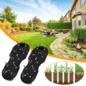 2pcs Universal Lawn Aerator Shoes with Adjustable Strap Anti-slip Lawn Aerator Spiked Sandals Garden Grass Nail Cultivator Tool - Image 2