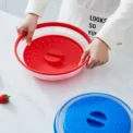 Microwave Splatter Cover Heating Folding Cover Silicone Fresh-keeping Cover Oil-proof Splash-proof Cover with Hook Cooking Lid - under20pounds. 15 - Image 3