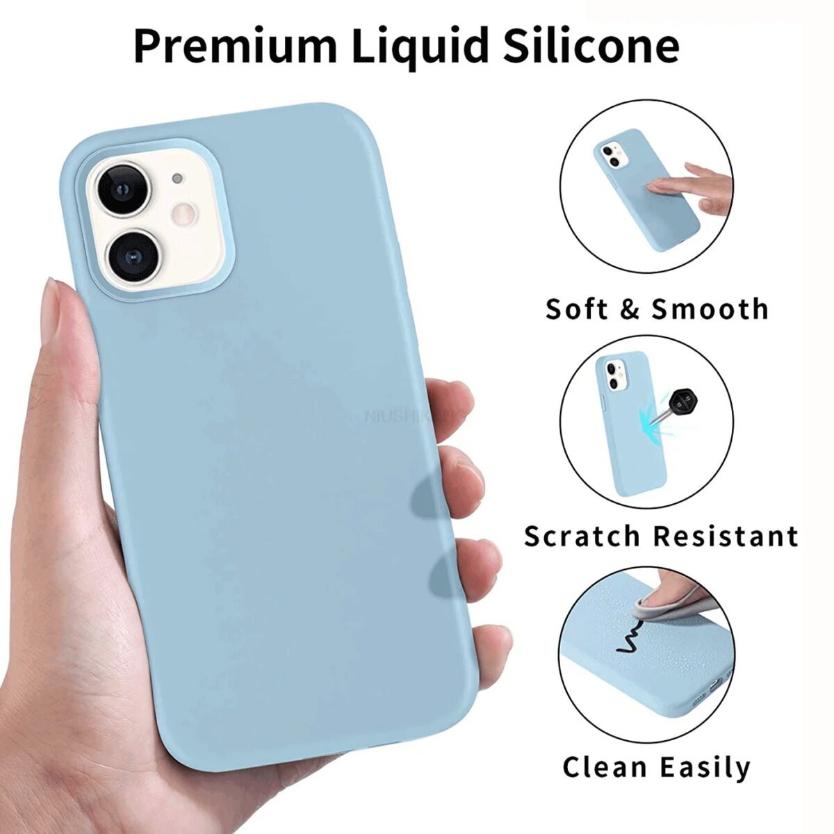 Liquid Silicone Case For Apple iPhone 15 16 14 13 12 11 Pro Max XS XR 16 14 Plus Phone Original Official Style Protective Cover - Image 2
