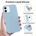 Liquid Silicone Case For Apple iPhone 15 16 14 13 12 11 Pro Max XS XR 16 14 Plus Phone Original Official Style Protective Cover - Image 2