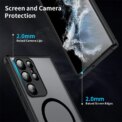 Matte Magnetic For Samsung Galaxy S25 S24 S23 S22 S21 S20 Ultra Plus FE A54 A53 A13 Note 20 10 5G Case Wireless Charge Cover - Image 3