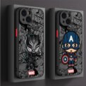 Cartoon Marvel Groot Spiderman Case for iPhone SE 12 Mini 13 Pro Max 14 Plus XS X 7 6S Plus 15 11 XR 8 Shockproof Armor Cover - Image 2