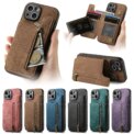Zipper Cards Solt Wallet Leather Case For iPhone 16 Pro Max 15 14 Plus 13 12 11 XS XR Se2022 Pocket Magnetic Double Buckle Cover - Image 2