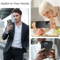 Case For iPhone 16 Pro Max 16 Plus 15 Pro 15 14 13 12 11 Wallet Card Holder Slide Slot Slim Hard PC Heavy Duty Protective Covers - Image 6