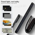 Case For iPhone 16 Pro Max 16 Plus 15 Pro 15 14 13 12 11 Wallet Card Holder Slide Slot Slim Hard PC Heavy Duty Protective Covers - Image 5