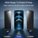 1-4Pcs Privacy Screen Protector for iPhone 14 13 12 11 15 Pro Max Mini 7 8 Plus Anti-spy Glass for IPhone 16 PRO X XR XS MAX SE - Image 2