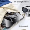 1-4Pcs Privacy Screen Protector for iPhone 14 13 12 11 15 Pro Max Mini 7 8 Plus Anti-spy Glass for IPhone 16 PRO X XR XS MAX SE - Image 5