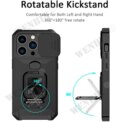 Case For iPhone 16 15 14 13 12 11 Pro Max Plus 8 Plus Mini Heavy duty protection with sliding camera cover and card clip Cover - Image 2