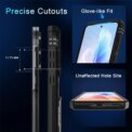 Case For Samsung S25 S24 S23 S22 S21  Ultra Plus FE A55 A35 A15 A54 A56 A36 4G 5G Ring Stand Armor Slide Camera Kickstand Cover - Image 6