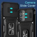 Case For Samsung S25 S24 S23 S22 S21  Ultra Plus FE A55 A35 A15 A54 A56 A36 4G 5G Ring Stand Armor Slide Camera Kickstand Cover - Image 2