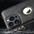 Luxury Leather Case for Apple iPhone 16 Pro Max 16e 15 14 13 12 11 X XR 7 Plus Original Logo Hole Silicone Lens Protection Cover - Image 5