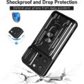 Phone Case For iPhone 17 16 15 14 13 12 11 Pro Max Plus SE Slide Camera Card Slot Military Grade Ring 360 Magnetic Back Cover - Image 3