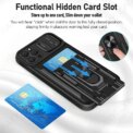 Phone Case For iPhone 17 16 15 14 13 12 11 Pro Max Plus SE Slide Camera Card Slot Military Grade Ring 360 Magnetic Back Cover - Image 6