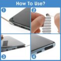 66PCS Mobile Phone Speaker Charging Port Cleaning Set Dust Plug for iPhone 16 15 14 Earphones Clean Kit Brush for Samsung Xiaomi - Image 5