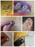 CANNER 0.5-1.2 Carat D Color Moissanite Ear Stud Earrings For Women 925 Sterling Silver Sparkling Piercing Earring Fine Jewelry - Image 6