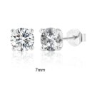 CANNER 0.5-1.2 Carat D Color Moissanite Ear Stud Earrings For Women 925 Sterling Silver Sparkling Piercing Earring Fine Jewelry - Image 5