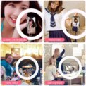 26cm 10inch Led Selfie Ring Light Round Ring Lamp with Phone Holder Photography Fill Lighting with Tripod for Youtube Live Video - Image 4